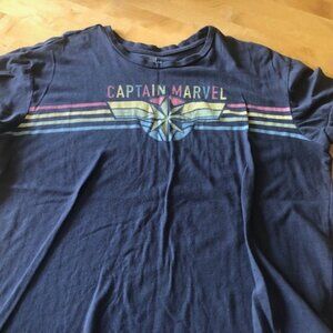 Captain Marvel Cropped Tee